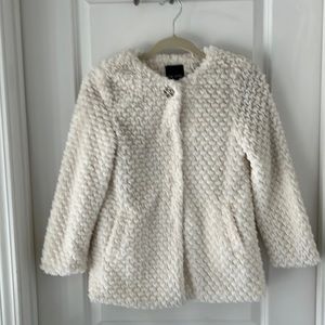 girls coat faux fur dressy